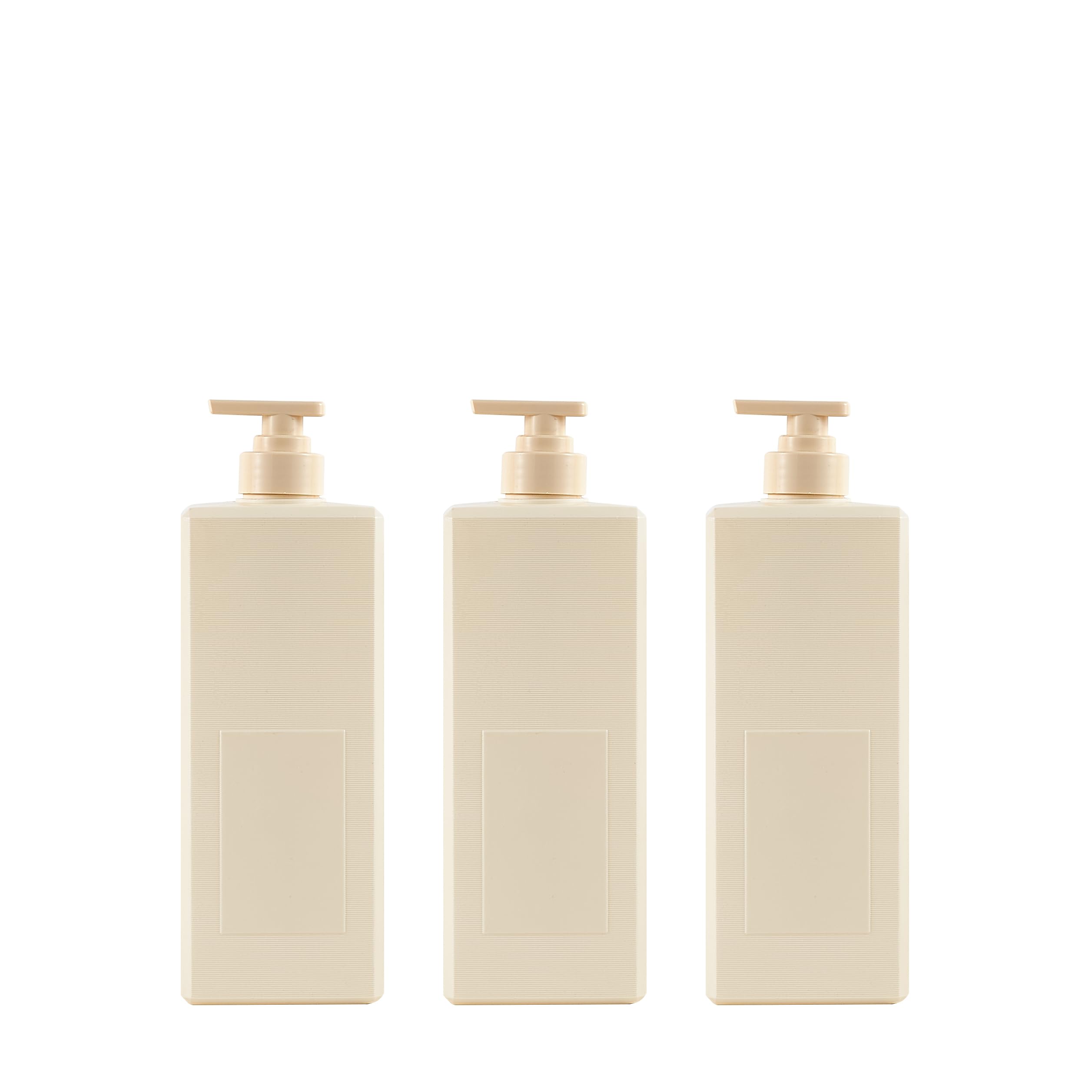 Amazon｜シャンプーボトル 詰め替えボトル クリームイエロー 800ML